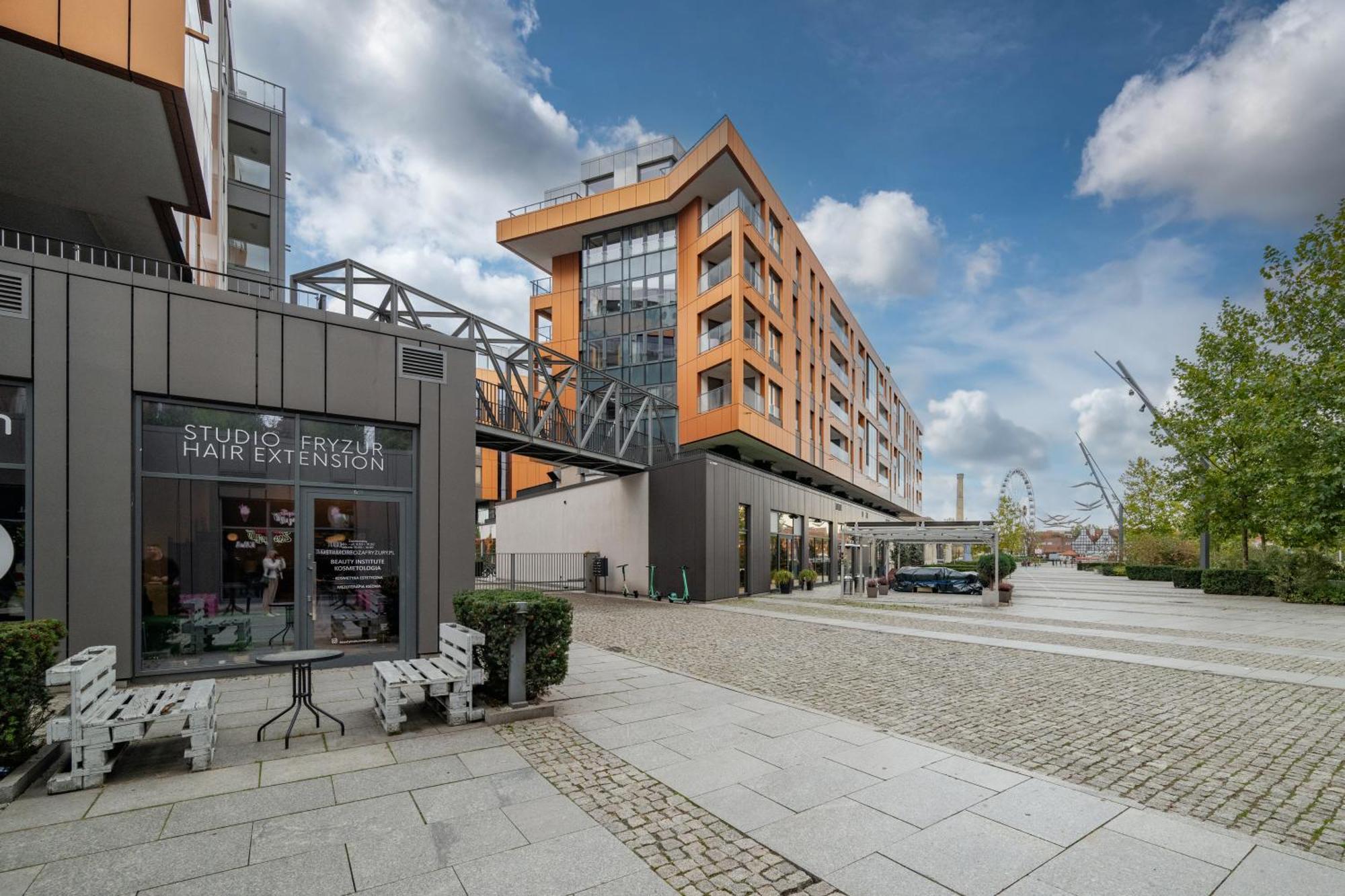 Apartment Brabank Riverside Stara Stocznia Premium Sauna & Gym غدانسك المظهر الخارجي الصورة